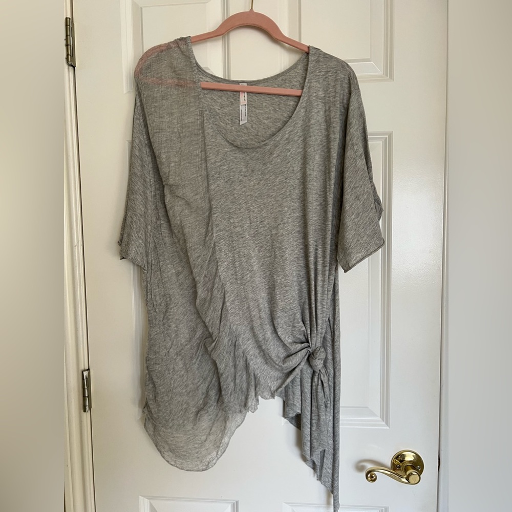 Free People FP Movement Gray Top